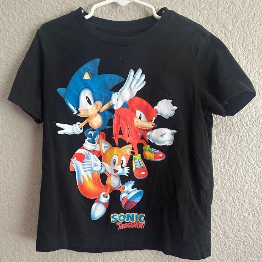 Old Navy Sonic Black Shirt - Youth Size XS